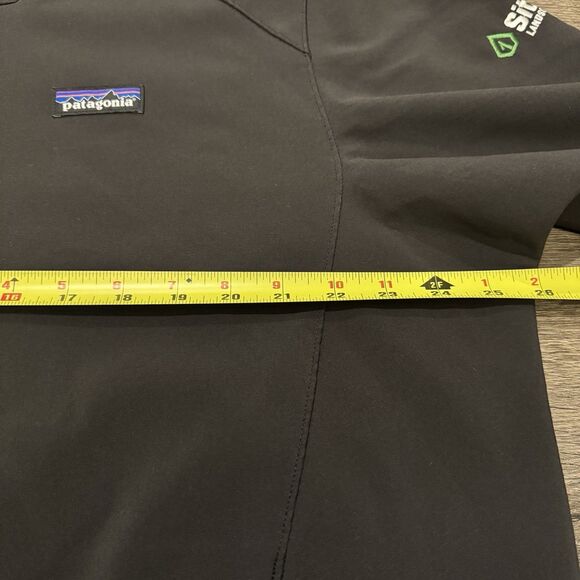 Patagonia Adze Jacket Mens XL Black Windbloc Softshell Full Zip Pockets Logo - Picture 6 of 11